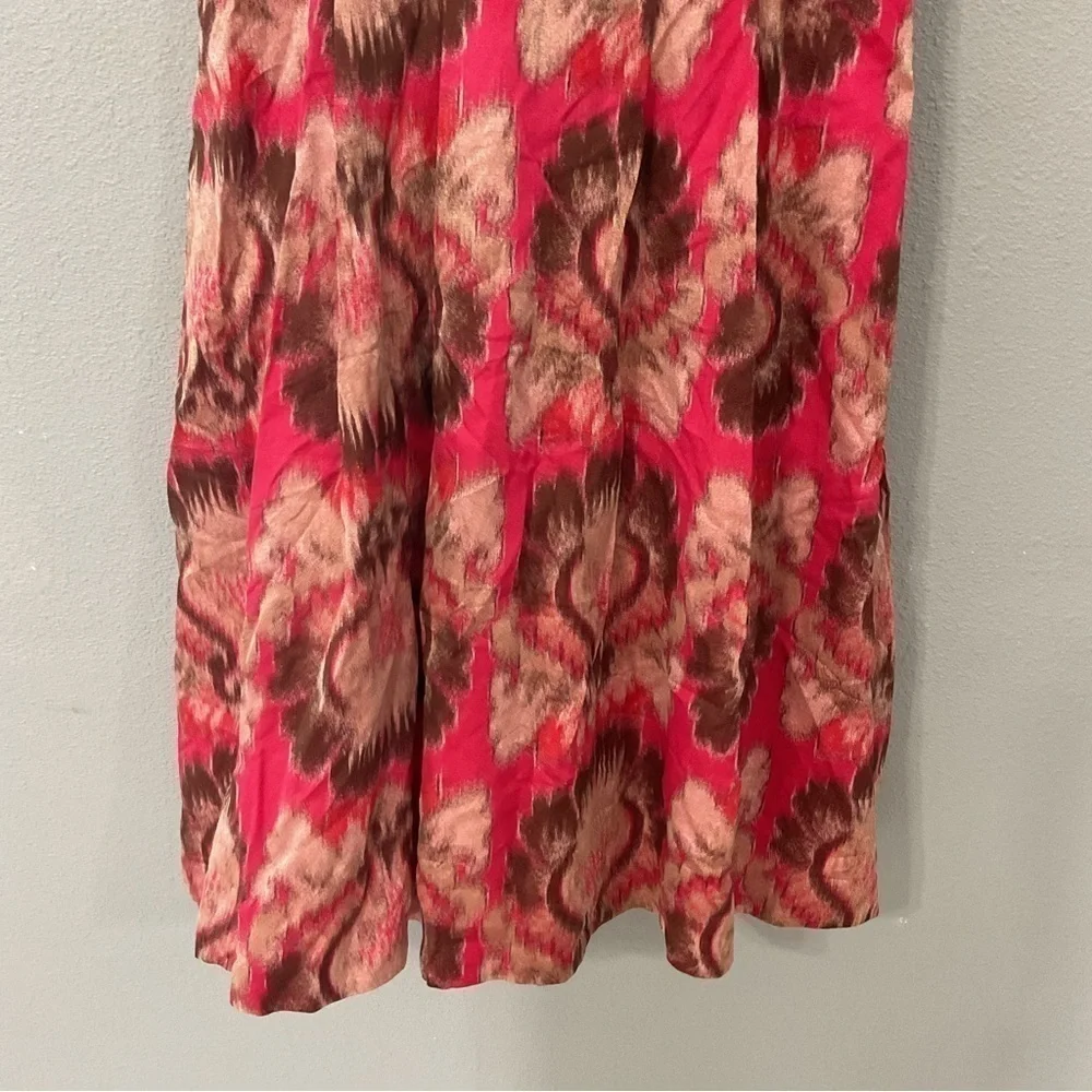 Tory Burch Silk Blend Watermelon Luau Dress size 12 D44